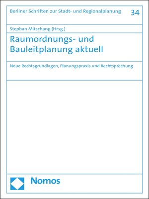 cover image of Raumordnungs- und Bauleitplanung aktuell